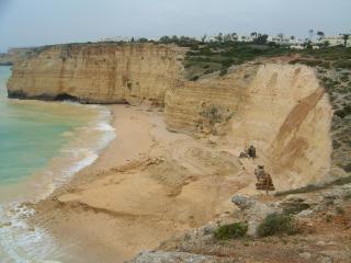 Centianes beach undergoing work