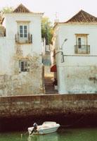Street scene by the river