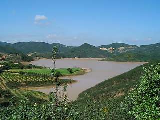 Barragem do Arade - seen following the tracks inland