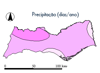 Rainy days / average per year