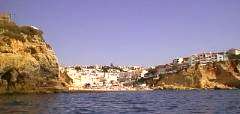 Carvoeiro from sea side.