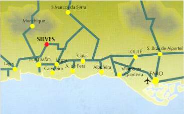 Silves map