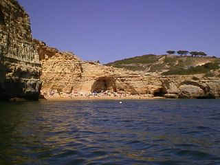 Praia do Carvaho from Sea